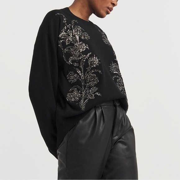 NWOT Ted Baker Hazlie Embellished Sweater - Size Small - Picture 1 of 12
